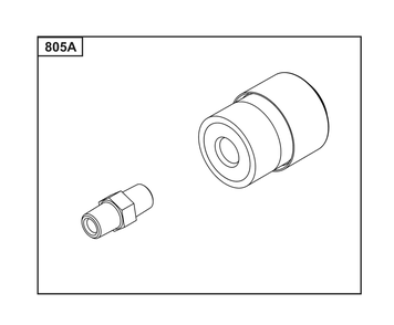 Model 54-61 Engine Accessories Catalog / Air Intake Diagram and Parts List for 54E177-0011-J1  Briggs and Stratton Engine